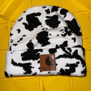 NWOT Carhartt cow pattern beanie
